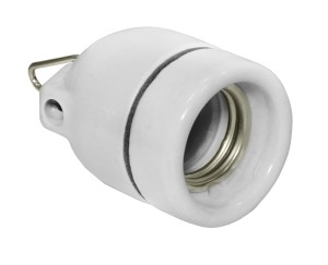 Oprawka ceramiczna z zawieszką E27 CLH158