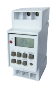 Programator czasowy 7-dniowy cyfrowy na szynę